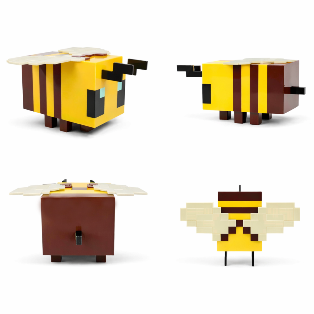 Lámpara Abeja Minecraft 3D Decorativa Gamer